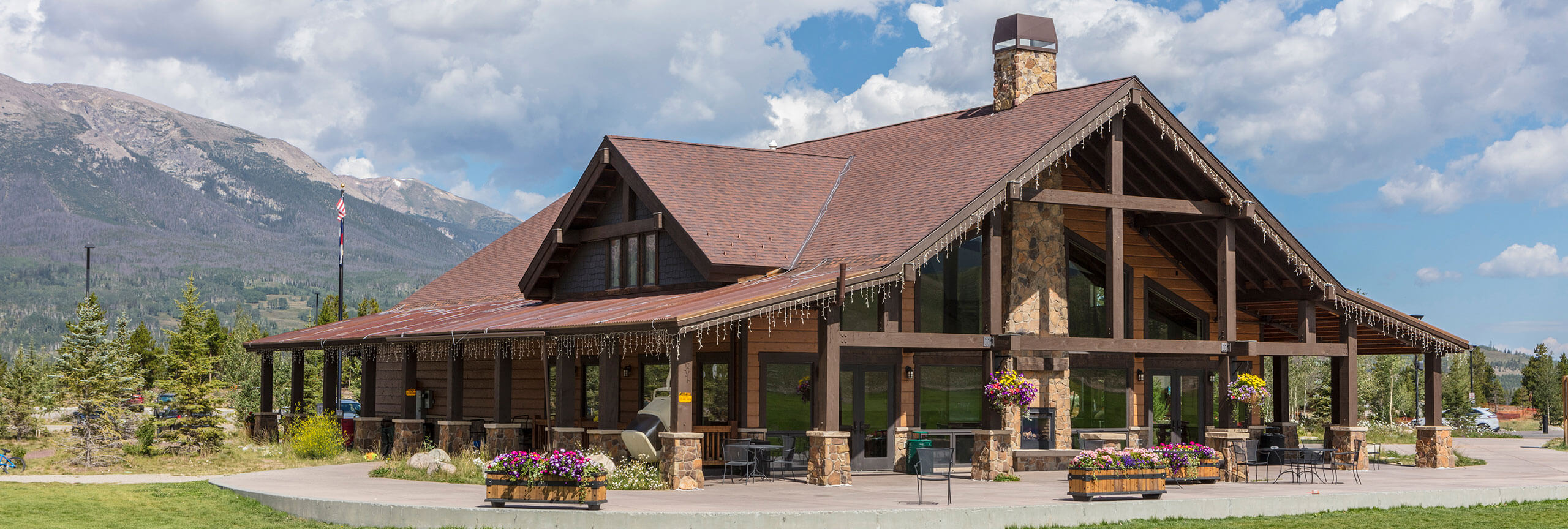 Frisco Adventure Park Day Lodge in summer