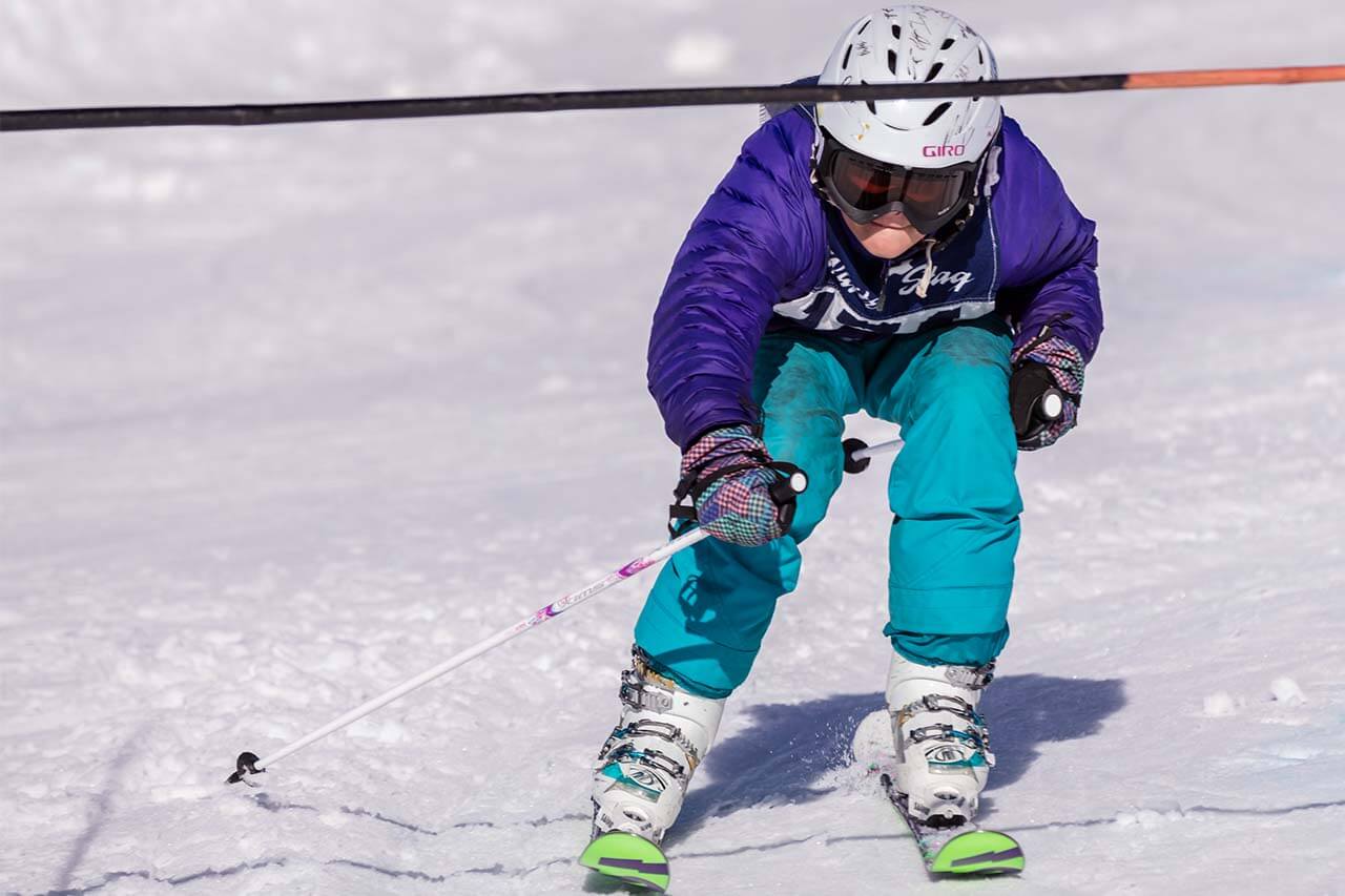 Bubble Gum Ski Race - Obstacle Course
